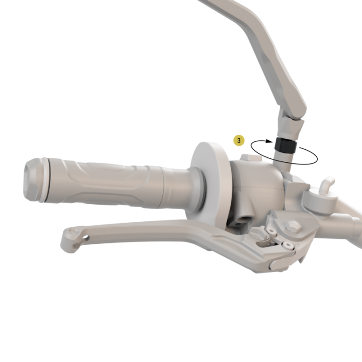 Adaptateur de rétroviseur Highsider pro M10x1,25 à M8