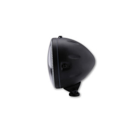 Feu avant LED Highsider pro Atlanta - 5 3/4 pouces - homologué E - noir - à l'unité