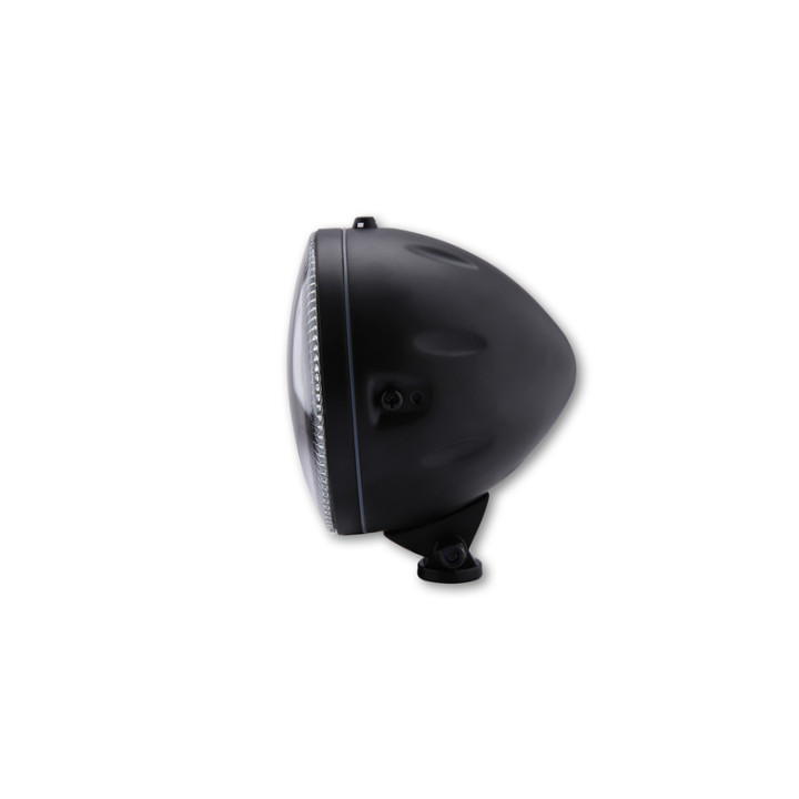 Feu avant LED Highsider pro Atlanta - 5 3/4 pouces - homologué E - noir - à l'unité