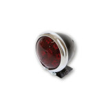 Feu arrière LED Highsider smart Bates Style homologué - verre rouge - l'unité 255-130