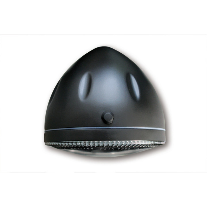Feu avant LED Highsider pro Atlanta - 5 3/4 pouces - homologué E - noir - à l'unité