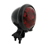 Feu arrière LED Highsider smart Bates Style homologué - verre rouge - l'unité 255-130