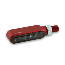 Clignotants LED Highsider pro - Bronx - rouge/fumé - homologué E - la paire