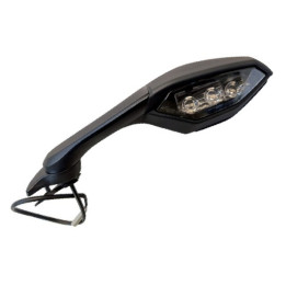 Rétroviseur Highsider smart gauche type origine - noir Yamaha R1/R6 '20