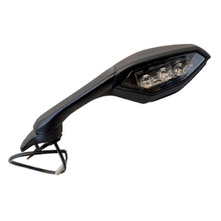 Rétroviseur Highsider smart gauche type origine - noir Yamaha R1/R6 '20