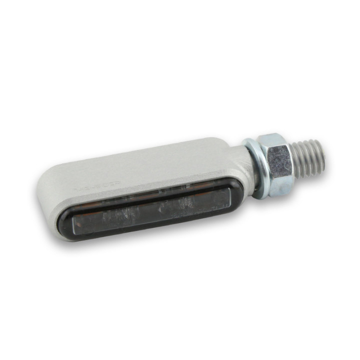 Clignotants LED Highsider pro - Bronx - argent/fumé - homologué E - la paire