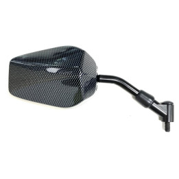 Rétroviseur Highsider smart F1 universel M8/125 - aspect carbone
