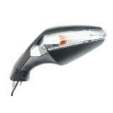 Rétroviseur avec clignotant Highsider smart gauche type origine - noir Derbi GPR