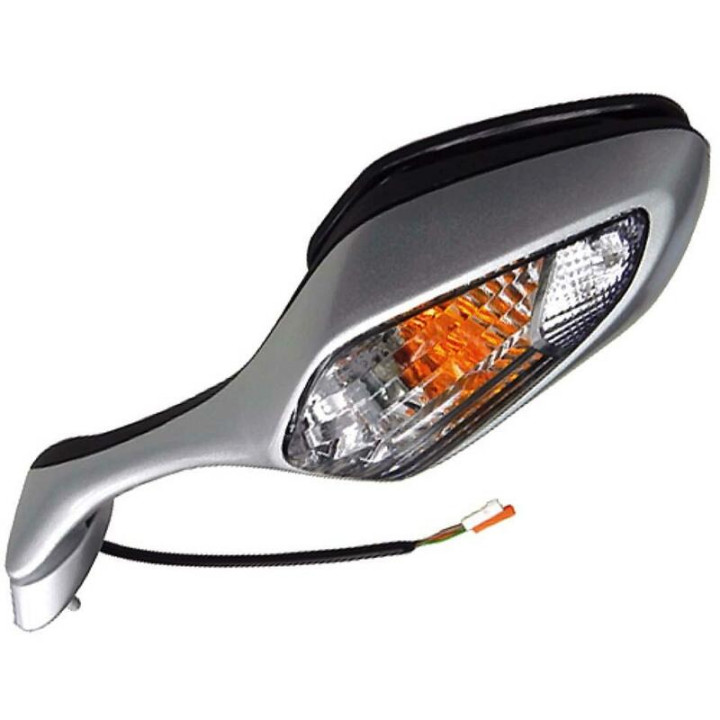Rétroviseur Highsider smart gauche type origine - gris uni Honda VFR1200F/FD