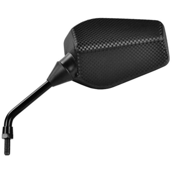 Rétroviseur Highsider smart F1 rectangulaire gauche universel M8/125 - carbone