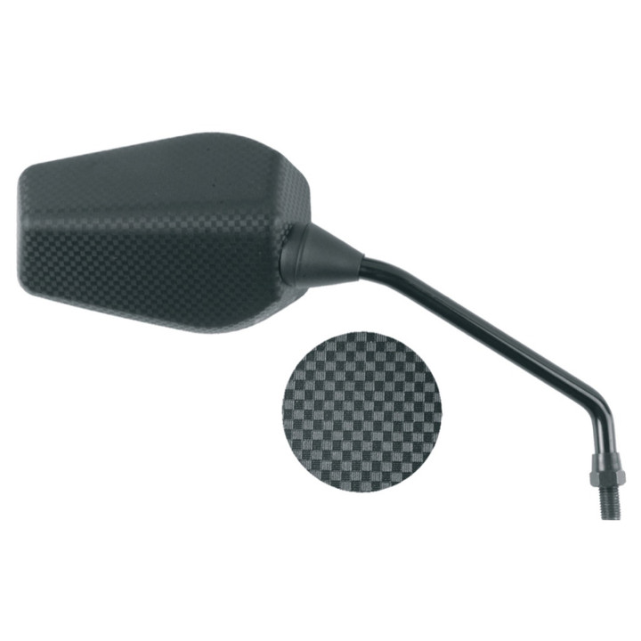 Rétroviseur Highsider smart droit type origine - noir Derbi GP1