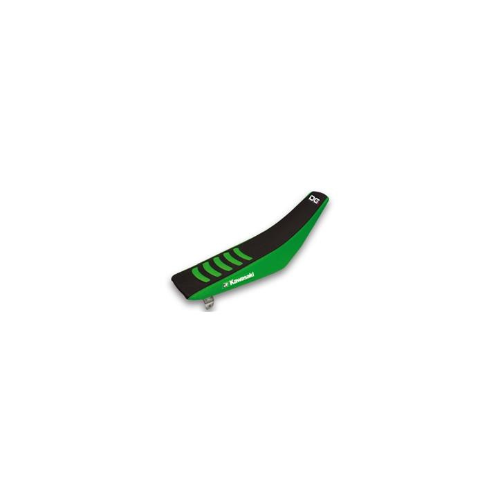 Housse de selle Blackbird Double Grip 3 noir/vert Kawasaki KX250F KX450F