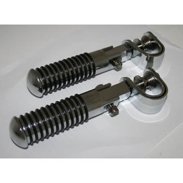 Repose-pieds Highsider pro Chrome | Oxmoto