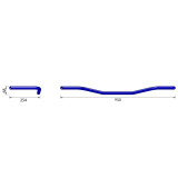 Guidon Highsider pro Old Style L12 1140749 | Oxmoto