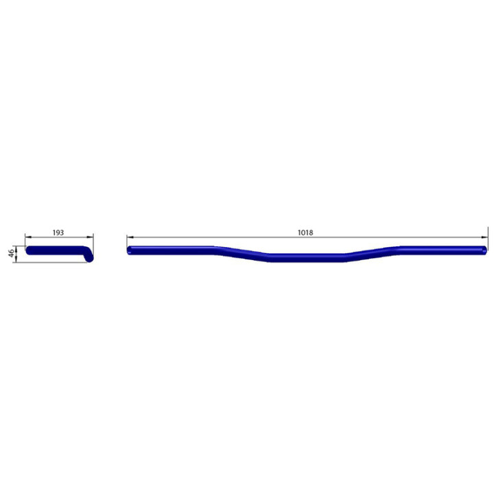 Guidon Highsider pro Wide Bar L11 1140746 | Oxmoto