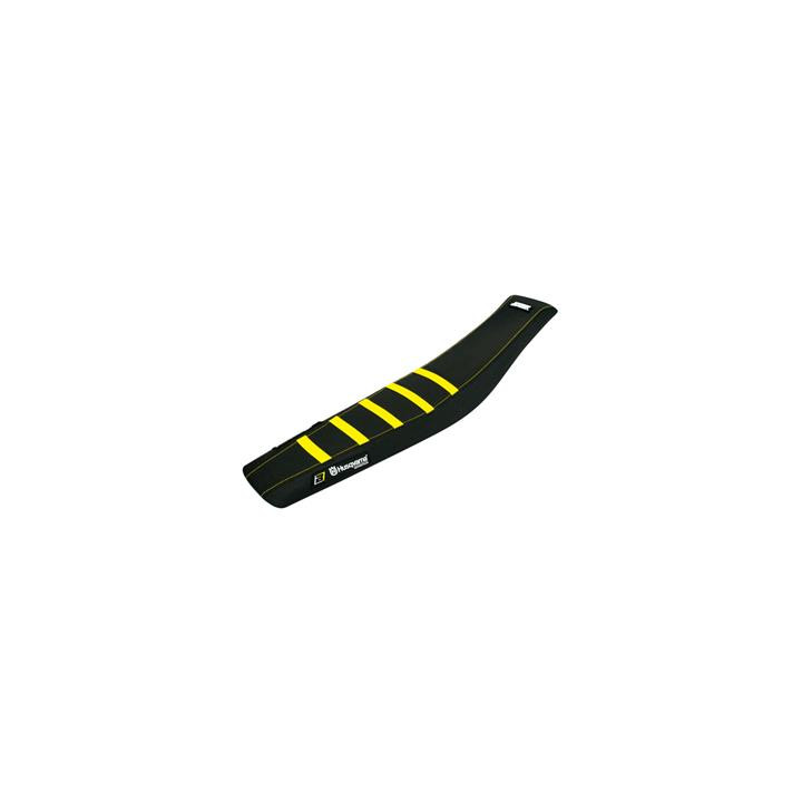 Housse de selle Blackbird zebra noir/jaune Husqvarna tc85