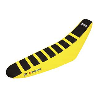 Housse de selle Blackbird zebra jaune/noir Suzuki rm-z450