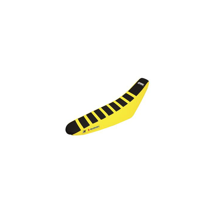 Housse de selle Blackbird zebra jaune/noir Suzuki rm-z450