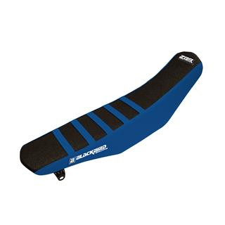 Housse de selle Blackbird zebra bleu/noir Yamaha yz450f