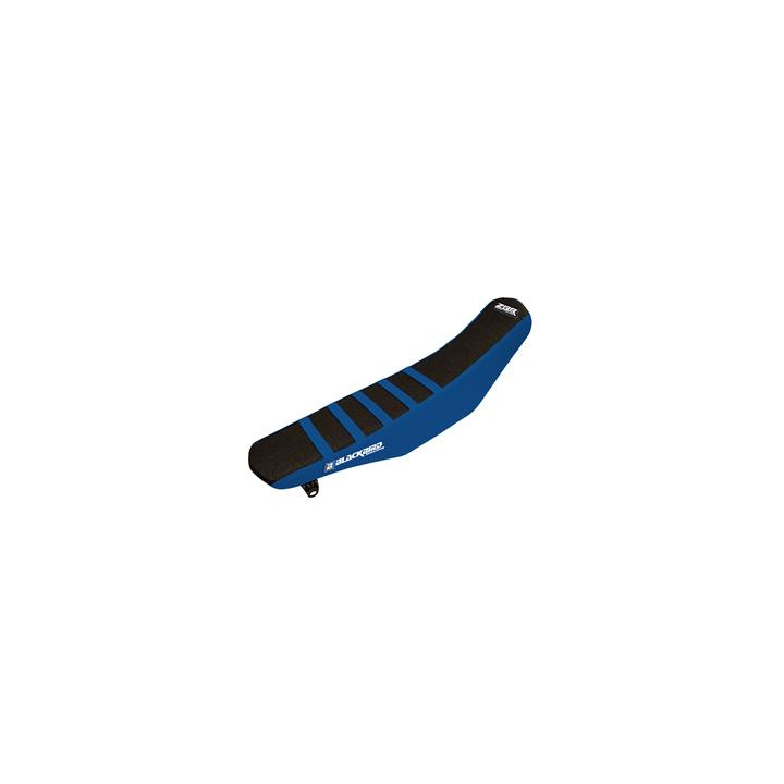 Housse de selle Blackbird zebra bleu/noir Yamaha yz450f