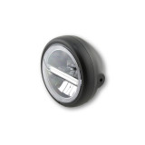 Feu avant LED Highsider pro Pecos Type 6 - 5 3/4 pouces - fixation latérale - avec TFL - noir