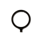 Bague de support de phare Highsider pro Frame-R2 - 5 3/4 pouces - CNC - fixation inférieure - noir