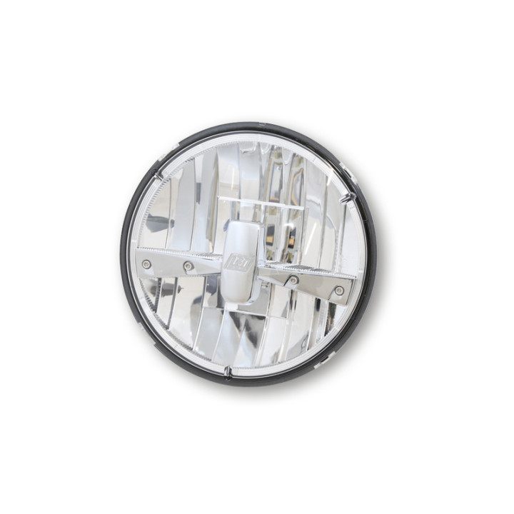 Insert de phare LED Highsider pro Type 3 - 7 pouces - homologué E - noir