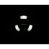 Feu avant LED Highsider pro Frame-R1 Type 11 - 7 pouces - fixation inférieure - homologué E - noir - à l'unité