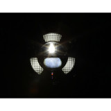 Feu avant LED Highsider pro Frame-R1 Type 11 - 7 pouces - fixation inférieure - homologué E - noir - à l'unité