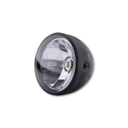 Feu avant H4 Highsider pro Skyline - 5 3/4 pouces - feux de position LED - homologué E - noir - à l'unité