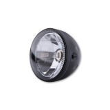 Feu avant H4 Highsider pro Skyline - 5 3/4 pouces - feux de position LED - homologué E - noir - à l'unité