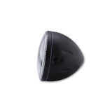 Feu avant H4 Highsider pro Skyline - 5 3/4 pouces - feux de position LED - homologué E - noir - à l'unité