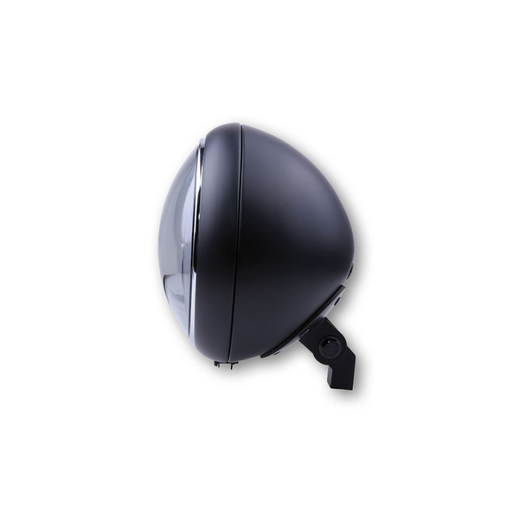 Feu avant LED Highsider pro Yuma 2 Type 8 - 7 pouces - avec TFL - avec feux directionnels - homologué E - noir - à l'unité
