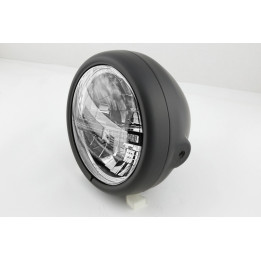Feu avant LED Highsider pro Pecos Type 12 - 5 3/4 pouces - fixation latérale - avec TFL - noir
