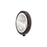 Feu avant LED Highsider pro Frame-R1 Type 4 - 7 pouces - fixation inférieure - noir