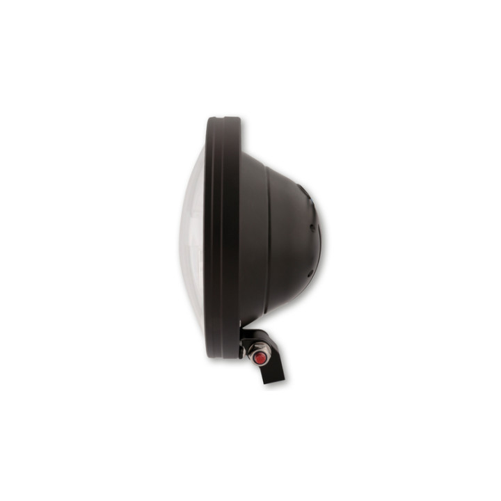 Feu avant LED Highsider pro Frame-R1 Type 4 - 7 pouces - fixation inférieure - noir