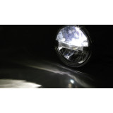 Feu avant LED Highsider pro Frame-R1 Type 4 - 7 pouces - fixation inférieure - noir