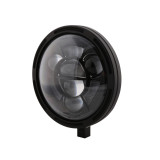 Feu avant LED Highsider pro Frame-R1 Type 11 - 7 pouces - fixation inférieure - noir