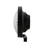 Feu avant LED Highsider pro Frame-R1 Type 11 - 7 pouces - fixation inférieure - noir