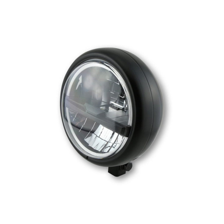 Feu avant LED Highsider pro Pecos Type 5 - 5 3/4 pouces - fixation inférieure - noir