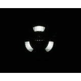 Feu avant LED Highsider pro Frame-R1 Type 11 - 7 pouces - fixation inférieure - noir