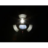 Feu avant LED Highsider pro Frame-R1 Type 11 - 7 pouces - fixation inférieure - noir