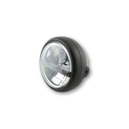 Feu avant LED Highsider pro Pecos Type 5 - 5 3/4 pouces - lentilles noires - fixation latérale - noir