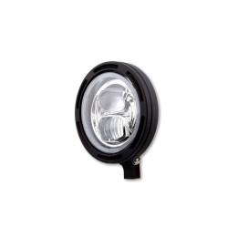 Feu avant LED Highsider pro Frame-R2 Type 7 - 5 3/4 pouces - fixation inférieure - noir