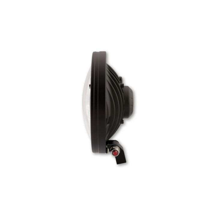 Feu avant LED Highsider pro Frame-R1 Type 3 - 7 pouces - fixation inférieure - noir