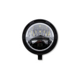 Feu avant LED Highsider pro Frame-R2 Type 5 - 5 3/4 pouces - fixation inférieure - noir