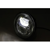 Feu avant LED Highsider pro Frame-R2 Type 7 - 5 3/4 pouces - fixation latérale - noir