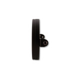 Bague de support de phare Highsider pro Frame-R2 - 5 3/4 pouces - CNC - fixation latérale - noir