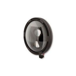 Feu avant LED Highsider pro Frame-R1 Type 8 - 7 pouces - fixation inférieure - noir