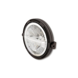 Feu avant LED Highsider pro Frame-R1 Type 4 - 7 pouces - fixation latérale - noir